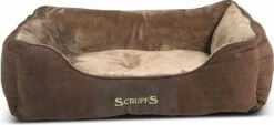 Hondenmand Zacht En Stevig, Anti-Slip En Wasbaar - Scruffs Chester Box Bed - In Grijs En Bruin In Maat S Tot XL - Kleur: Grijs, Maat: Large -Hondenspullen Verkoop 1200x548 3