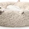 Pet Perfect Donut Hondenmand XXL - 100cm - Fluffy Hondenkussen - Hondenbed - Créme/Bruin -Hondenspullen Verkoop 1200x581 2