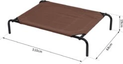Merkloos Hondenbed - Hondenstretcher - Honden Ligbed - Inclusief 2 Overtrekhoezen - XL - 110x68cm - Grijs En Koffie -Hondenspullen Verkoop 1200x621 1