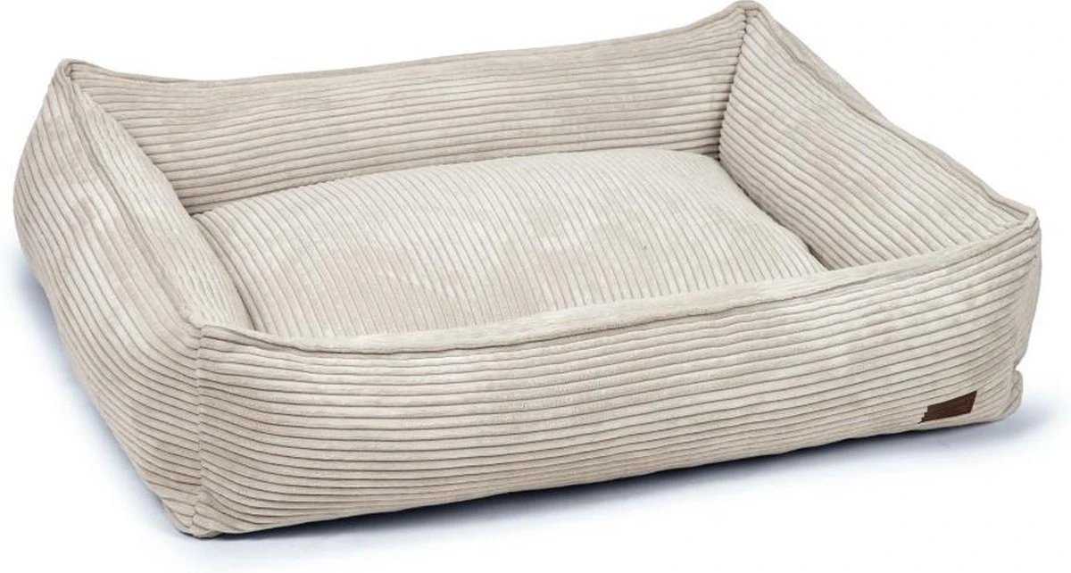 Designed By Lotte Hondenmand Ribbed Lichtgrijs 95 X 80 Cm - Hond 3 Designed By Lotte Hondenmand Ribbed Lichtgrijs 95 X 80 Cm - Hond