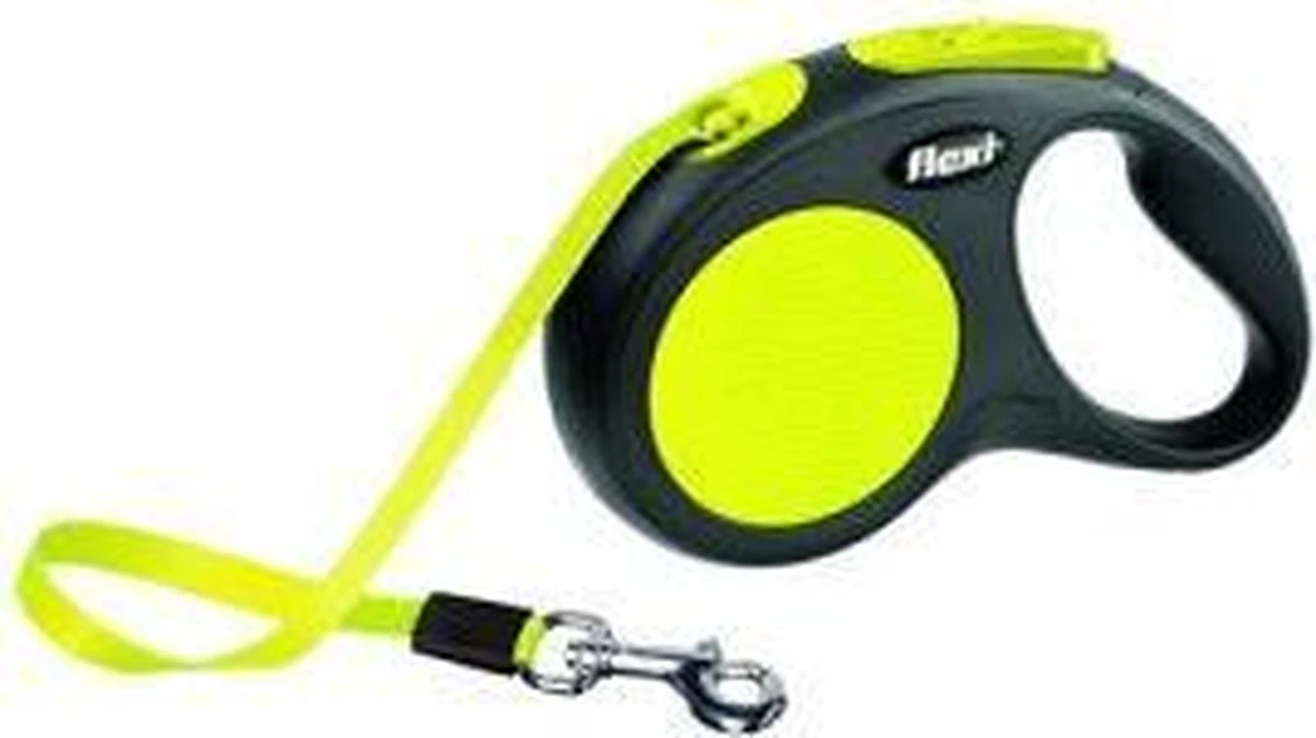 Flexi New Neon Tape - Hondenriem - Geel/Zwart - L - 5 M - (<50 Kg) 15 Flexi New Neon Tape - Hondenriem - Geel/Zwart - L - 5 M - (<50 Kg) - Afbeelding 13
