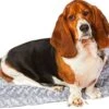 Happysnoots Hondenkussen 70 X 50cm - Hondenbed - Donut Dog Bed - Fluffy - Grijs - Wasbaar -Hondenspullen Verkoop 1200x686 1