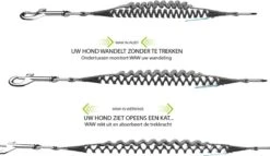 WAW Easy Dog Walk 'schokdemper' Zwart - XXL - >40 Kg -Hondenspullen Verkoop 1200x694