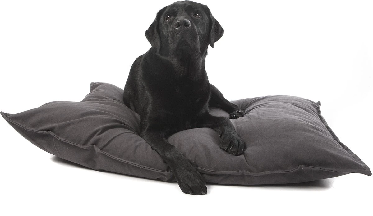 Lex & Max Tivoli - Hondenkussen - Rechthoek - 100x70cm - Grijs 6 Lex & Max Tivoli - Hondenkussen - Rechthoek - 100x70cm - Grijs - Afbeelding 4