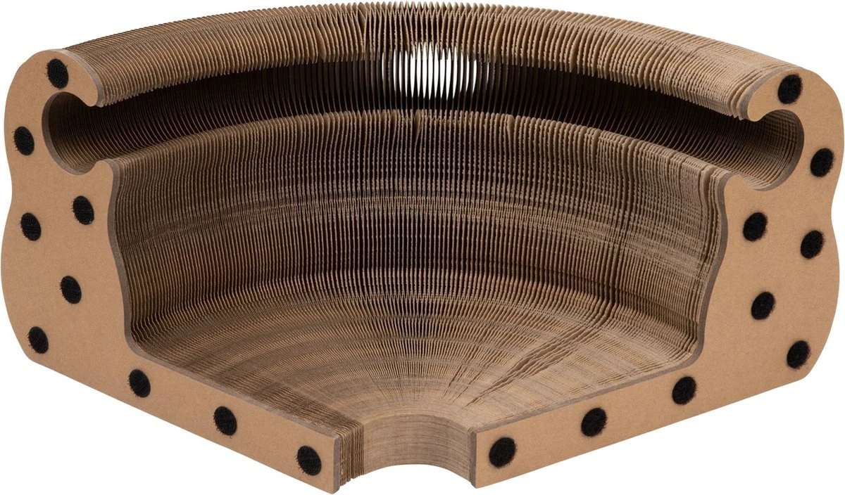 District 70 MAZE 3-in-1 Opvouwbare Kartonnen Kattenmand - Inclusief Catnip Balletje - Voor Slapen, Spelen En Krabben! 12 District 70 MAZE 3-in-1 Opvouwbare Kartonnen Kattenmand - Inclusief Catnip Balletje - Voor Slapen, Spelen En Krabben! - Afbeelding 10