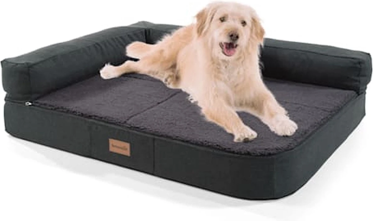 Brunolie Odin Hondenbed Hondenkussen Hondenmand - Wasbaar - Orthopedisch - Traagschuim 3 Brunolie Odin Hondenbed Hondenkussen Hondenmand - Wasbaar - Orthopedisch - Traagschuim