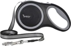 Hondenriem-Looplijn-Zwart/Grijs-8 Meter Oprol-Hond Lijn-Automatisch Rollijn -Hondenspullen Verkoop 1200x780 5