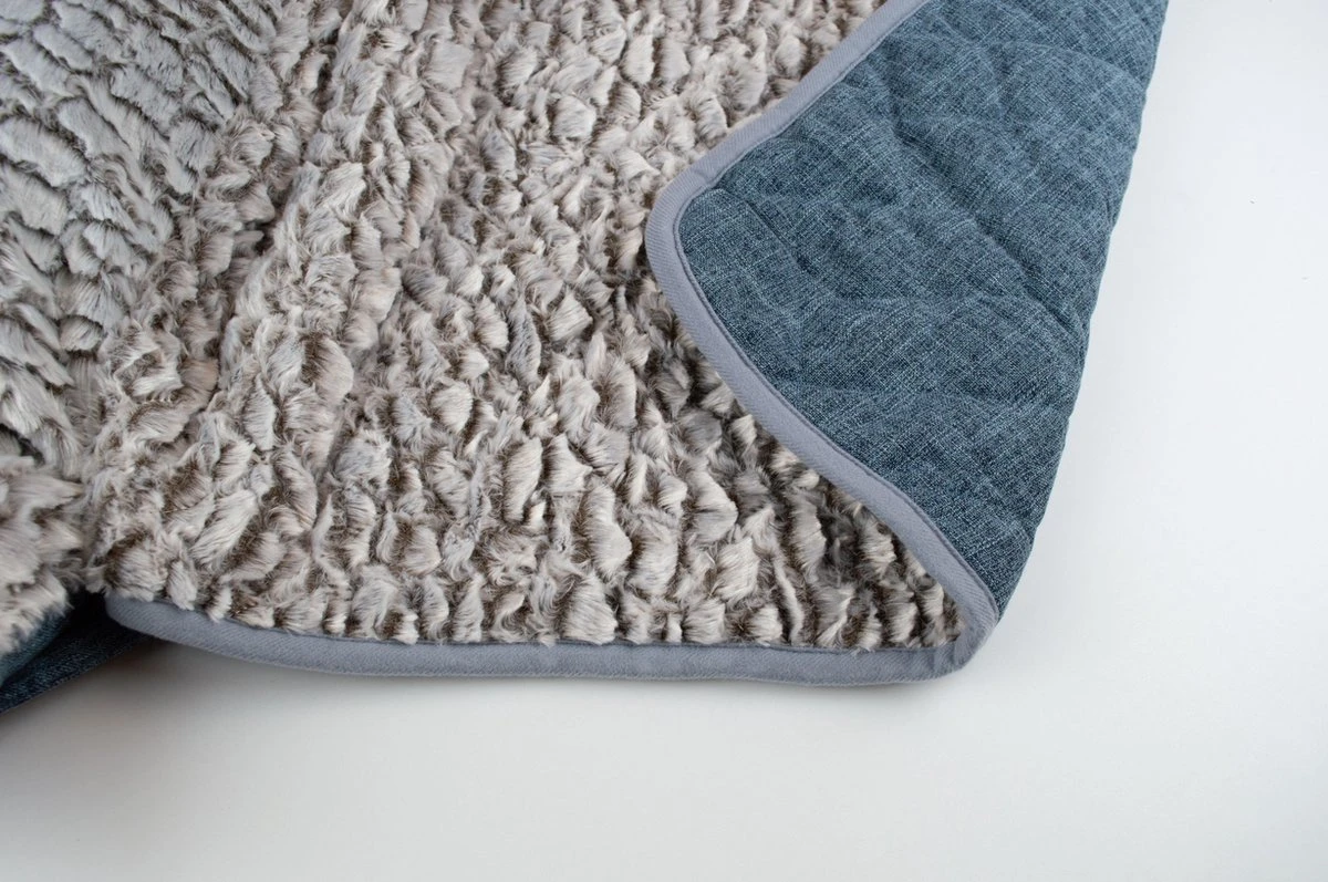 Cannie NEW Comfortabele - Hondenmand - Hondenbed - Warme Winter - 60*50*16 - Blauw 6 Cannie NEW Comfortabele - Hondenmand - Hondenbed - Warme Winter - 60*50*16 - Blauw - Afbeelding 4