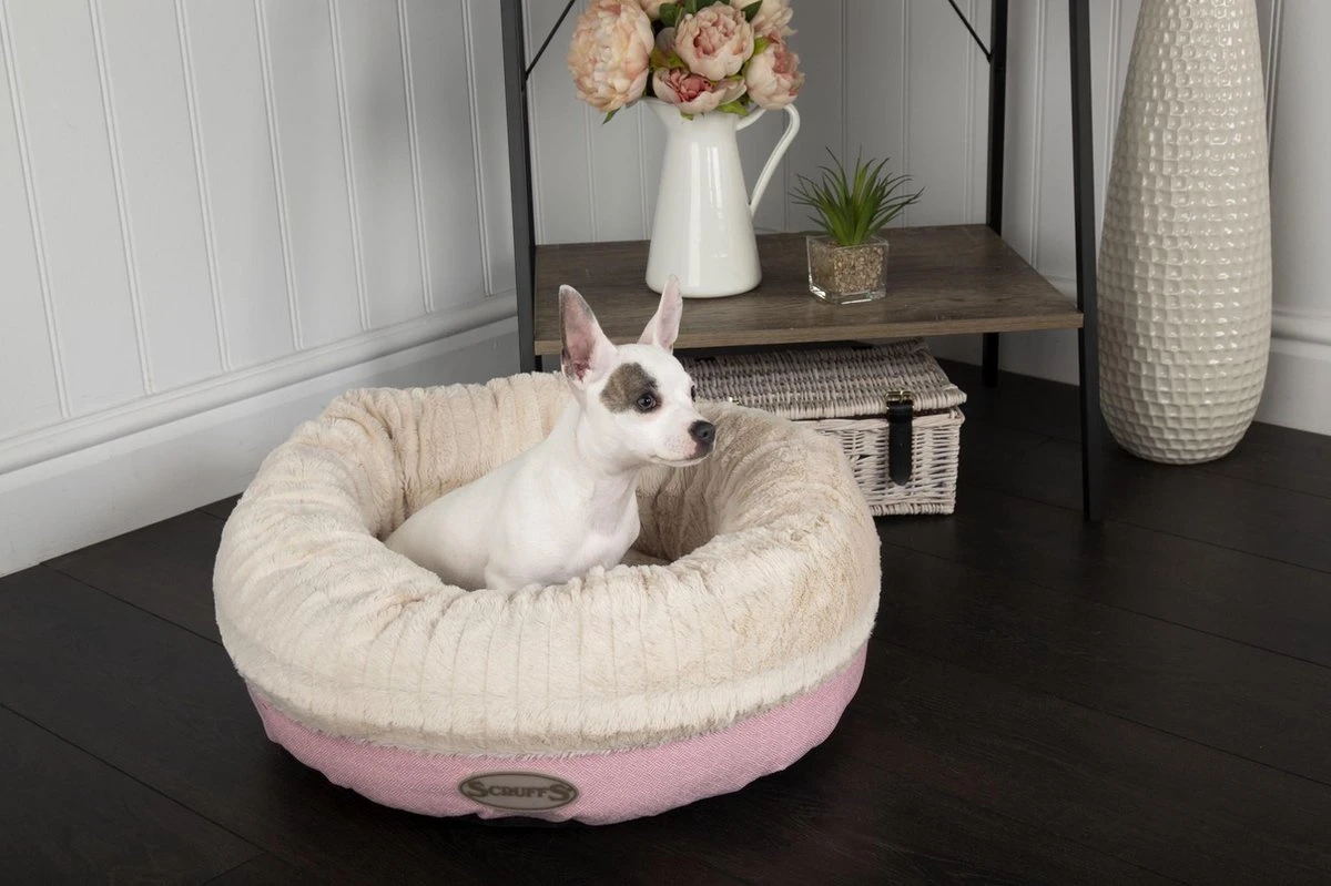 Scruffs Ellen Donut - Warme Hondenmand Van Imitatiebont - Kleur Grijs, Roze Of Bruin - Maat M Of L - Kleur: Grijs, Maat: Medium 7 Scruffs Ellen Donut - Warme Hondenmand Van Imitatiebont - Kleur Grijs, Roze Of Bruin - Maat M Of L - Kleur: Grijs, Maat: Medium - Afbeelding 5