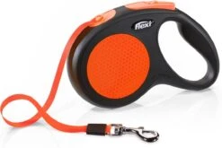 Flexi New Neon Tape - Hondenriem - Zwart/Oranje - M - 5 M - (<25 Kg) -Hondenspullen Verkoop 1200x800 33