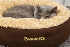 Scruffs Cosy Kattenmand - Comfortabel En Voordelig Met Zachte Binnenvoering En Imitatie Suède Buitenvoering - 3 Kleuren - Ø 45 Cm - Karamel -Hondenspullen Verkoop 1200x800 43