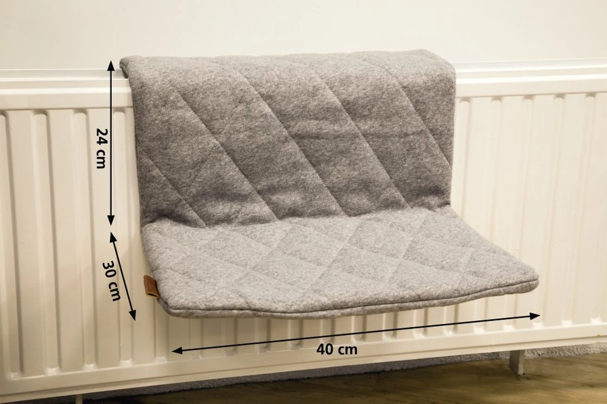 Beeztees Jersey - Kattenhangmat - Grijs - 40x30x25 Cm 5 Beeztees Jersey - Kattenhangmat - Grijs - 40x30x25 Cm - Afbeelding 3