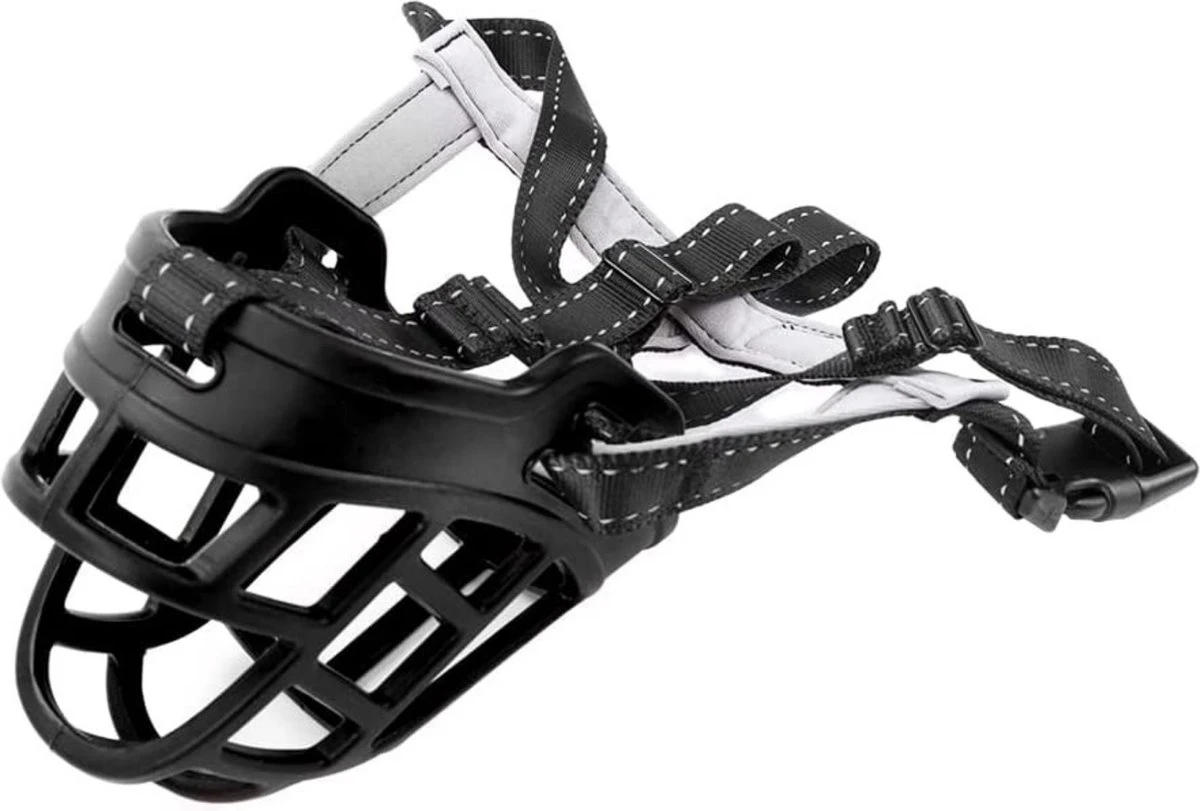 Sharon B Muilkorf Hond - Zwart - XL - Comfortabel - Snuitomtrek 34 Tot 37 Cm - Voor Grote Honden 7 Sharon B Muilkorf Hond - Zwart - XL - Comfortabel - Snuitomtrek 34 Tot 37 Cm - Voor Grote Honden - Afbeelding 5