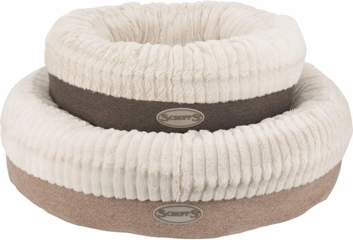 Scruffs Ellen Donut - Warme Hondenmand Van Imitatiebont - Kleur Grijs, Roze Of Bruin - Maat M Of L - Kleur: Grijs, Maat: Medium 8 Scruffs Ellen Donut - Warme Hondenmand Van Imitatiebont - Kleur Grijs, Roze Of Bruin - Maat M Of L - Kleur: Grijs, Maat: Medium - Afbeelding 6