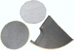 Grey Cat® - Kattenmand - Tipi Kattentent + Kussen - Vilt – Donkergrijs - Ø 57 Cm X 60 Cm -Hondenspullen Verkoop 1200x822 4