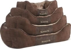 Hondenmand Zacht En Stevig, Anti-Slip En Wasbaar - Scruffs Chester Box Bed - In Grijs En Bruin In Maat S Tot XL - Kleur: Grijs, Maat: Large -Hondenspullen Verkoop 1200x825