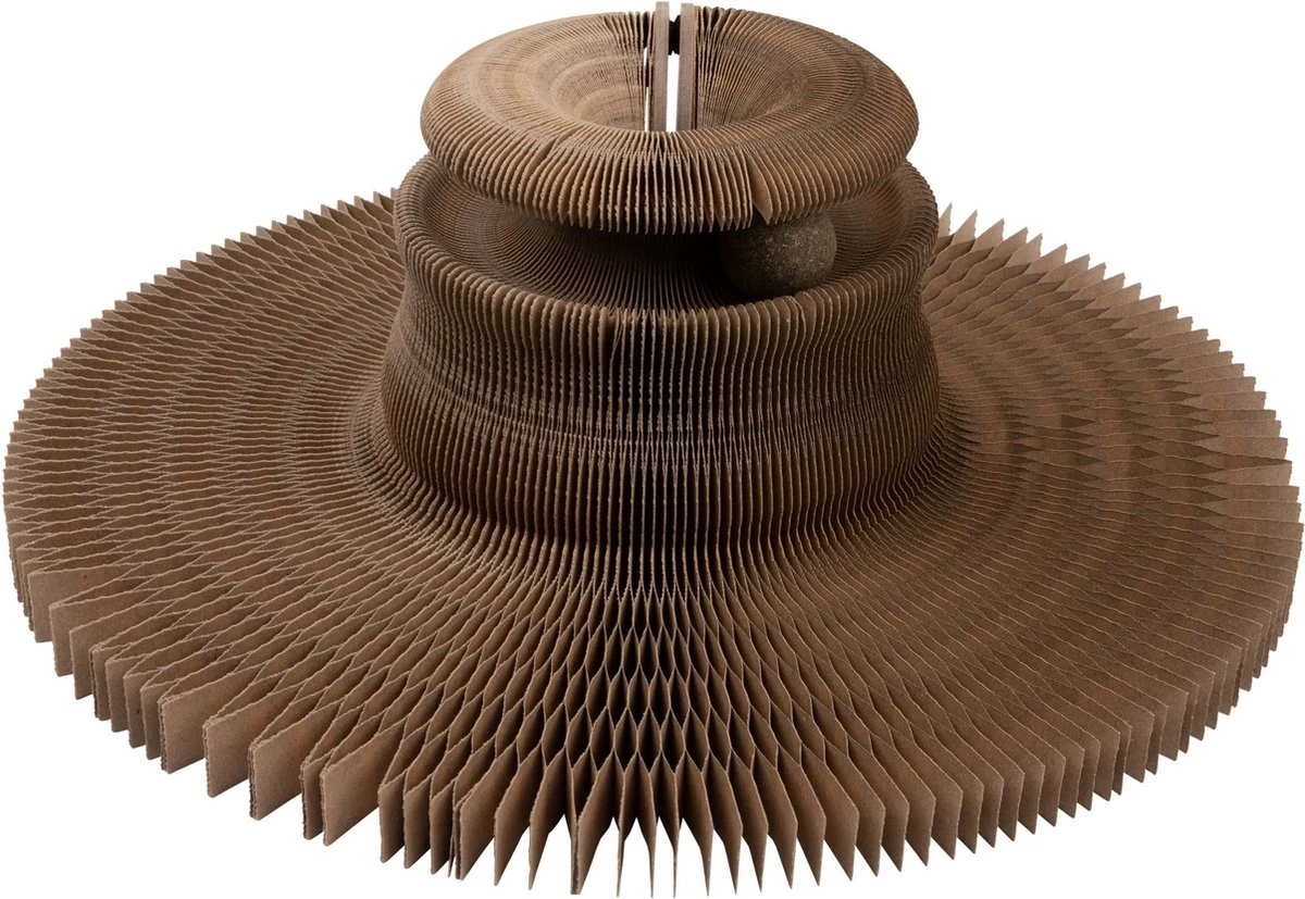 District 70 MAZE 3-in-1 Opvouwbare Kartonnen Kattenmand - Inclusief Catnip Balletje - Voor Slapen, Spelen En Krabben! 16 District 70 MAZE 3-in-1 Opvouwbare Kartonnen Kattenmand - Inclusief Catnip Balletje - Voor Slapen, Spelen En Krabben! - Afbeelding 14