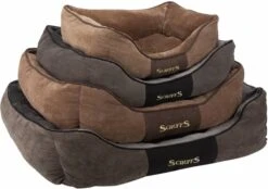 Hondenmand Zacht En Stevig, Anti-Slip En Wasbaar - Scruffs Chester Box Bed - In Grijs En Bruin In Maat S Tot XL - Kleur: Grijs, Maat: Large -Hondenspullen Verkoop 1200x845 2