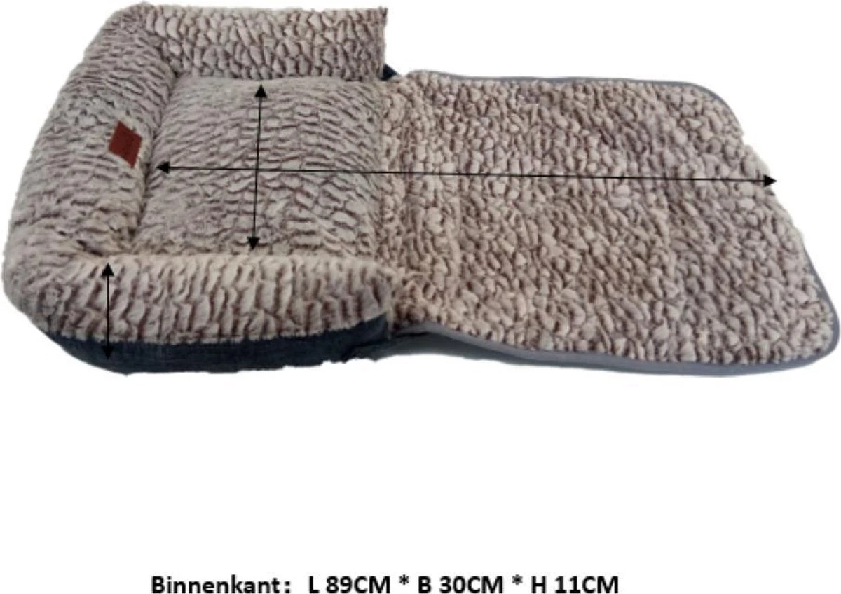 Cannie NEW Comfortabele - Hondenmand - Hondenbed - Warme Winter - 60*50*16 - Blauw 12 Cannie NEW Comfortabele - Hondenmand - Hondenbed - Warme Winter - 60*50*16 - Blauw - Afbeelding 10