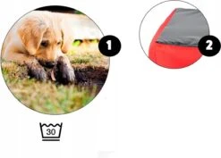 Ecco - Honden- En Kattenbed Met Kussen | Binnenmaat: 130x100 / Buitenmaat: 145x115cm - Beige / Zwart 14 Ecco - Honden- En Kattenbed Met Kussen | Binnenmaat: 130x100 / Buitenmaat: 145x115cm - Beige / Zwart -Hondenspullen Verkoop 1200x859 1