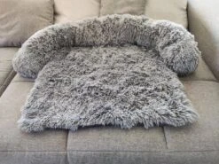 Kussen Voor Hond Of Meerdere Katten | Fluffy Dierenkussen Van Pluche | Kat | Bank | Mand | Hondenmand Of Kattenmand | Hondendeken & Bankbeschermer Max. 20 Kg | Donkergrijs | Maat L -Hondenspullen Verkoop 1200x900 24