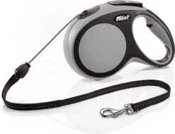 Flexi New Comfort - Hondenriem - Koord - Grijs - M - 8M