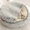 Kattenmand - Luxe Kattenbed - Kattenkussen - Donut - 65cm - Grijs -Hondenspullen Verkoop 1200x948 2
