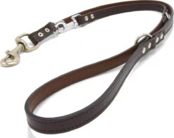 Verstelbare Trainingslijn Leer - 2 Meter - Bruin - Politielijn - Hondenriem - Hoge Kwaliteit Leer - Trainingslijn - Ambachtelijk Gemaakt In Portugal -Hondenspullen Verkoop 1200x950 1
