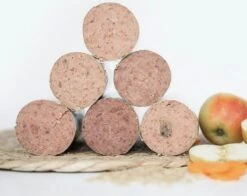 Kivo Petfood Houdbare Worsten INTRODUCTIEDOOS 6 X 600 Gram Smaken: Rund, Kip, Rund & Kip, Kip & Zalm, Eend En Lam - Zacht Gestoomd Vlees - Glutenvrij Geen Fratsen -Hondenspullen Verkoop 1200x954