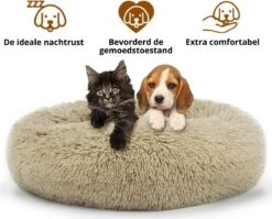 Behave Donut Hondenmand - Hondenkussen - Hondenbed - Kattenmand - Fluffy - Donut - 50cm - Beige 11 Behave Donut Hondenmand - Hondenkussen - Hondenbed - Kattenmand - Fluffy - Donut - 50cm - Beige -Hondenspullen Verkoop 1200x966 4