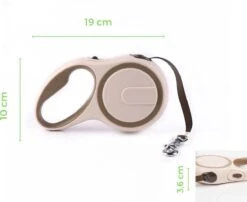 Hondenriem - Leiband Hond - Rollijn - 5 Meter - Beige - Riem Met Oprolsysteem - Hondenriem Flexi - Hondenlijn - Uitlaatriem -Hondenspullen Verkoop 1200x980 2