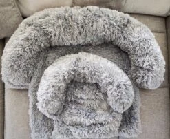 Kussen Voor Hond Of Meerdere Katten | Fluffy Dierenkussen Van Pluche | Kat | Bank | Mand | Hondenmand Of Kattenmand | Hondendeken & Bankbeschermer Max. 20 Kg | Donkergrijs | Maat L -Hondenspullen Verkoop 1200x980 3