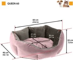 Ferplast Dierenmand Queen 60 X 46 Cm Fluweel Roze 8 Ferplast Dierenmand Queen 60 X 46 Cm Fluweel Roze -Hondenspullen Verkoop 1200x985 1