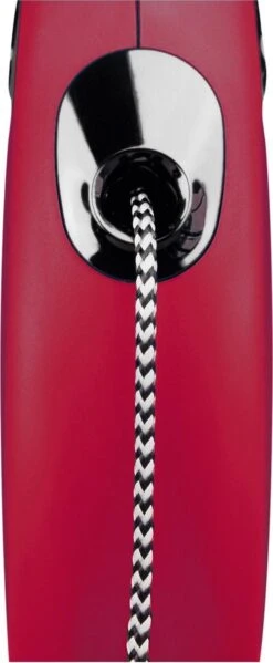 Flexi New Classic Koord - Hondenriem - Rood - S - 8 M - (<12 Kg) -Hondenspullen Verkoop 495x1200