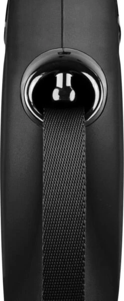 Flexi Rollijn New Classic Tape Large 8 M - Hondenriem - Zwart Tot 50kg -Hondenspullen Verkoop 496x1200