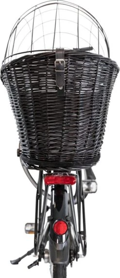 Trixie Fietsmand - Voor Bagagedrager -n35x49x55 Cm - Zwart -Hondenspullen Verkoop 517x1200