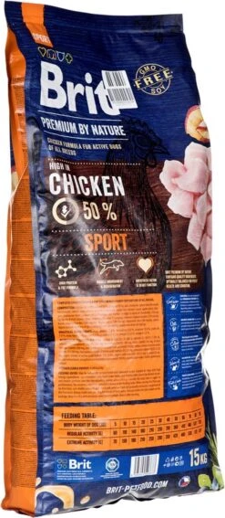 Brit Premium By Nature Hondenvoer Sport 15 Kg - Hond