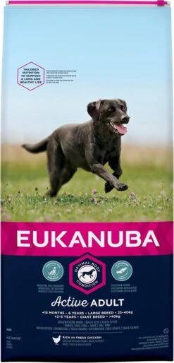 Eukanuba Dog Adult Large Breed - Kip - Hondenvoer - 15 Kg