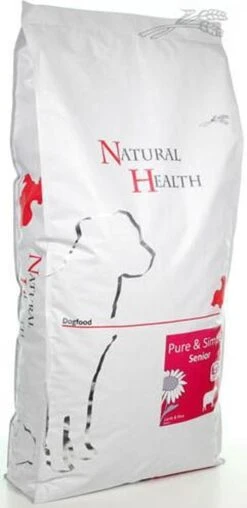 Natural Health Hondenvoer Senior Lam 12,5 Kg - Hond -Hondenspullen Verkoop 583x1200 1