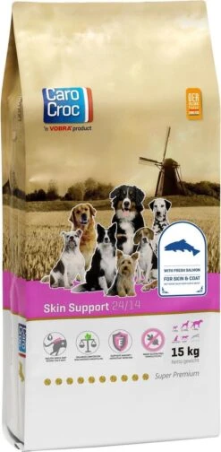 Carocroc Skin Support - Gevogelte/Granen/Vis - Hondenvoer - 15 Kg