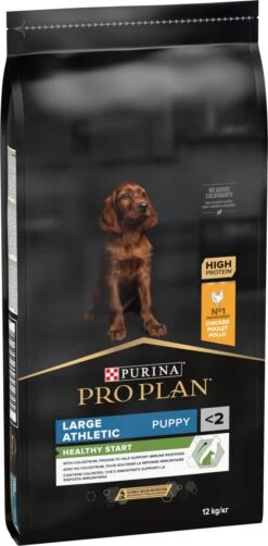 Pro Plan Healthy Start Puppy Large Athletic - Honden Droogvoer - Kip - 12 Kg -Hondenspullen Verkoop 591x1200