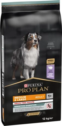 Pro Plan Graanvrij Medium & Large Adult Sensitive Digestion - Honden Droogvoer- Kalkoen - 12 Kg -Hondenspullen Verkoop 591x1200 4