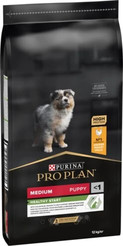 Pro Plan Healthy Start Puppy Medium - Honden Droogvoer - Kip - 12 Kg -Hondenspullen Verkoop 604x1200