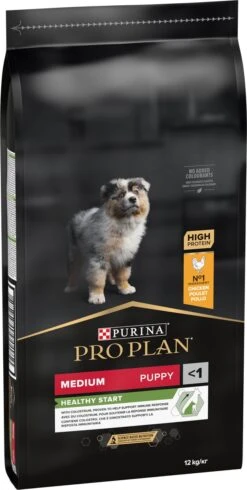 Pro Plan Healthy Start Puppy Medium - Honden Droogvoer - Kip - 12 Kg -Hondenspullen Verkoop 605x1200