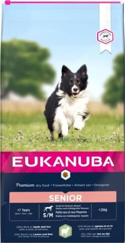 Eukanuba Dog Mature & Senior - Alle Rassen - Lam & Rijst - Droogvoer - 12 Kg