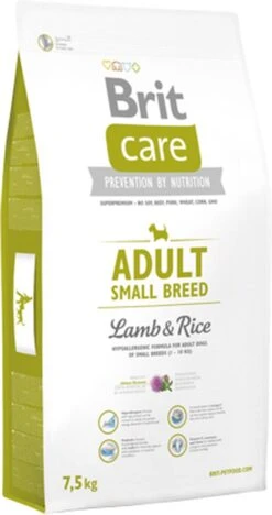 Brit Care Adult Small Breed Lamb & Rice 7,5 Kg - Hond -Hondenspullen Verkoop 634x1200