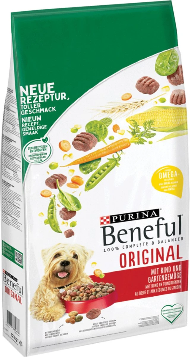 Beneful Original - Hondenvoer Met Rund En Tuingroenten - 12 Kg 4 Beneful Original - Hondenvoer Met Rund En Tuingroenten - 12 Kg - Afbeelding 2