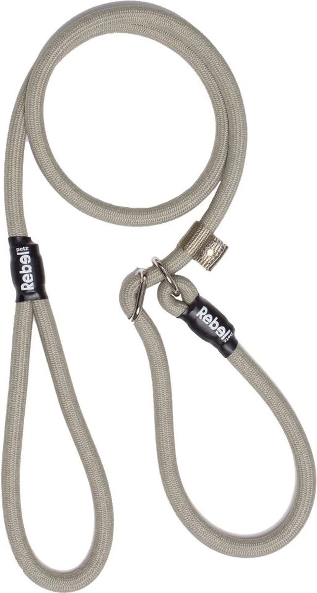Rebel Petz - Honden Trainingslijn Met Halsband - Taupe, Zwart, Groen & Oranje - Maat Small Of Large - Kleur: Oranje, Maat: Large 4 Rebel Petz - Honden Trainingslijn Met Halsband - Taupe, Zwart, Groen & Oranje - Maat Small Of Large - Kleur: Oranje, Maat: Large - Afbeelding 2