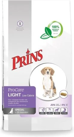 Prins Procare Light - 7.5 KG -Hondenspullen Verkoop 647x1200