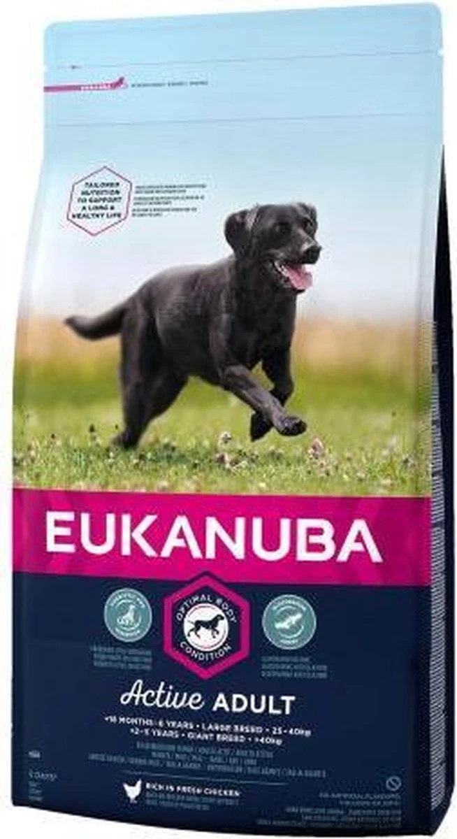 Eukanuba Dog Adult Large Breed - Kip - Hondenvoer - 15 Kg 10 Eukanuba Dog Adult Large Breed - Kip - Hondenvoer - 15 Kg - Afbeelding 8